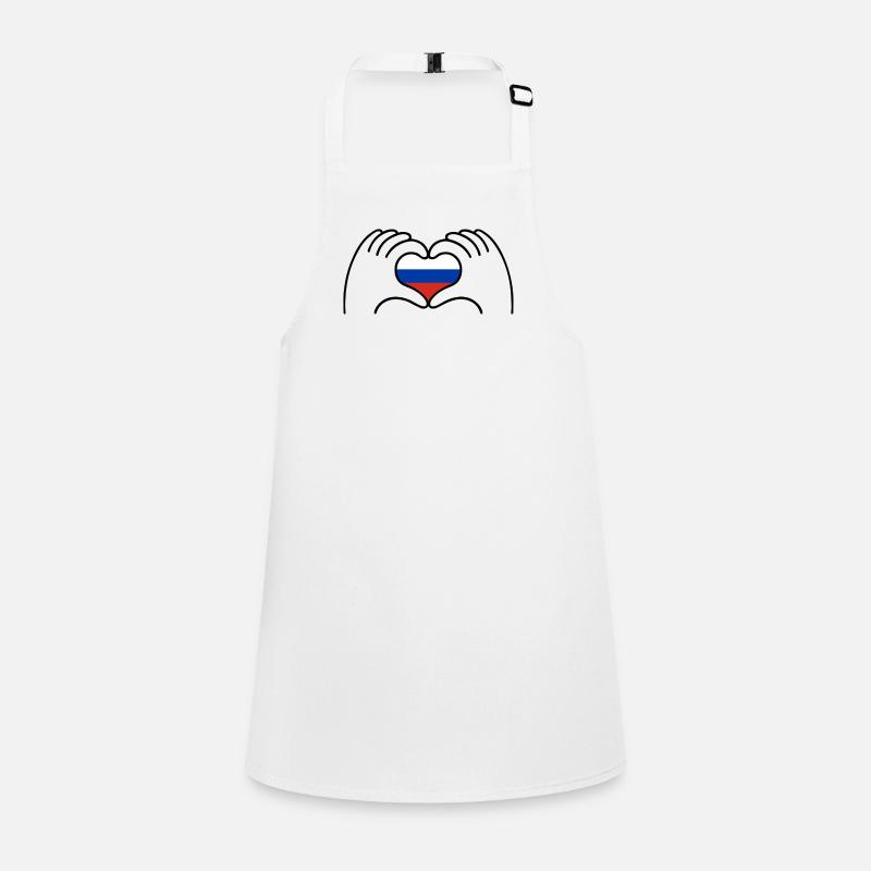 Coeur Russie Tablier Enfant