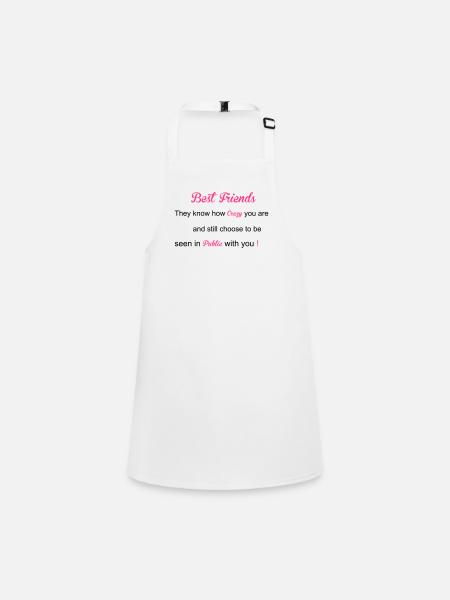 Best Friends - Tablier Enfant - blanc