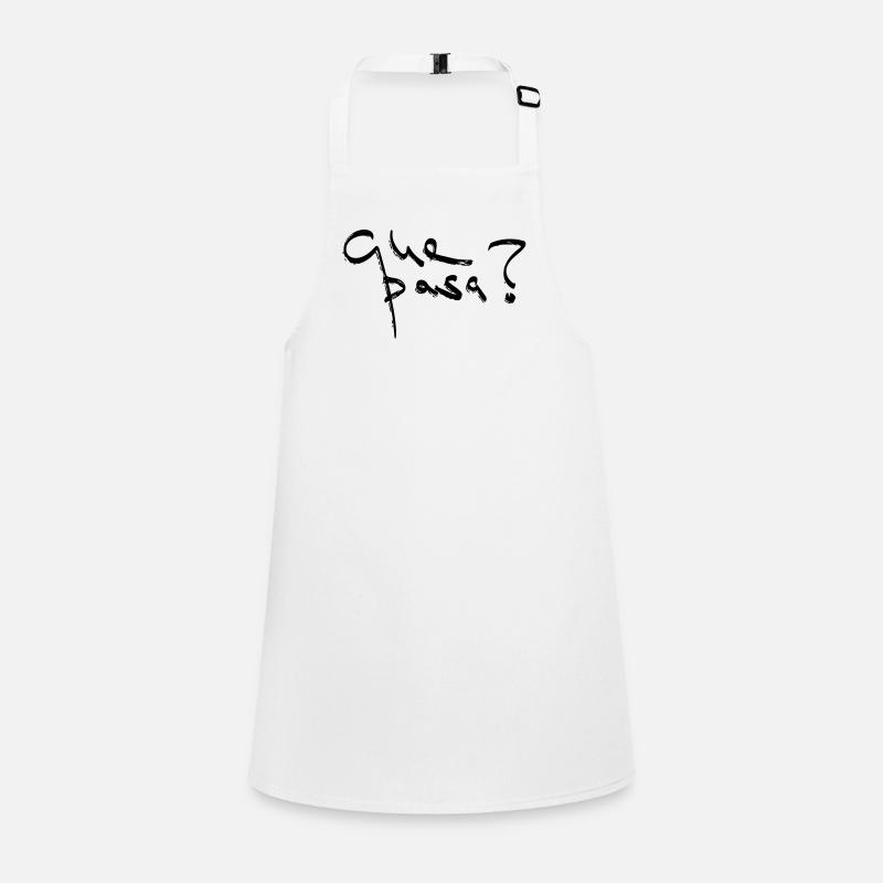Que Pasa Line Art - Minimalist Children's Apron