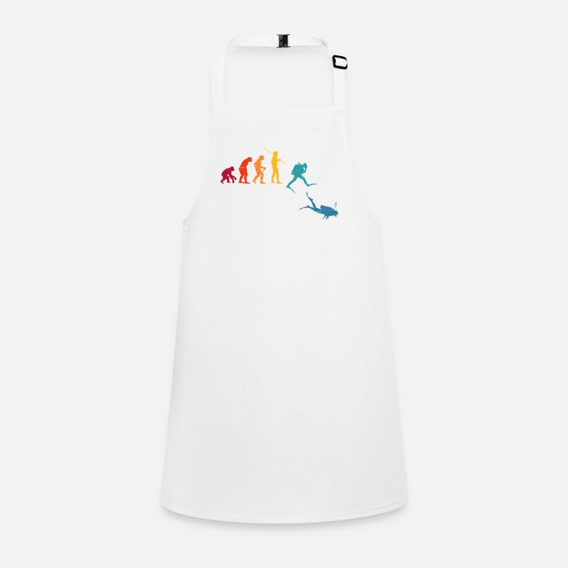 Evolution Graphic Diver Diving Scuba Diver Apnoe S Schürze für Kinder