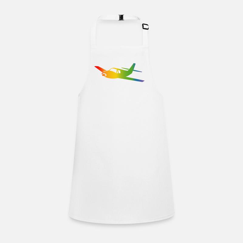 Airplane Rainbow Course Children's Apron