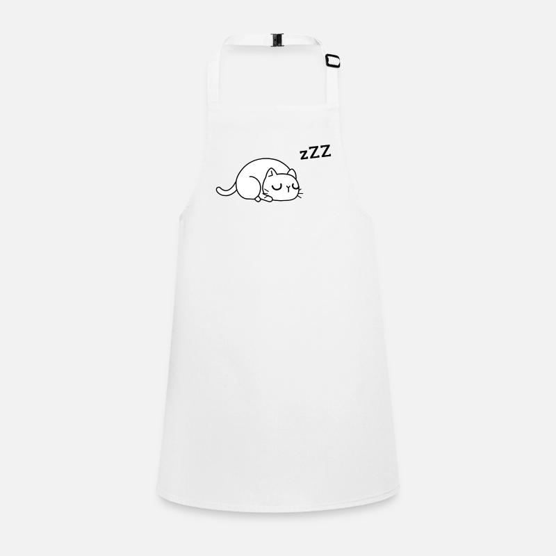 tired cat Children's Apron