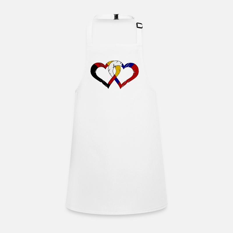 Russian German Hearts Children's Apron