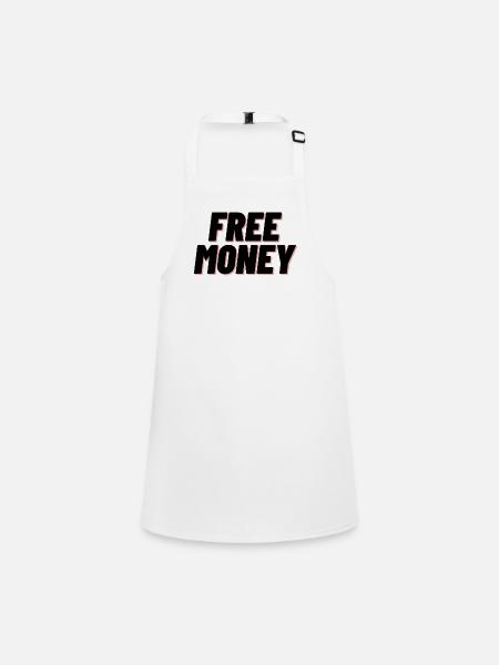 Money - Children's Apron - white - Front