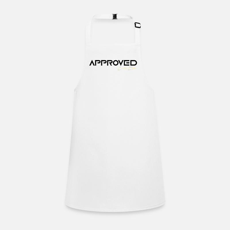 Approved black Schürze für Kinder