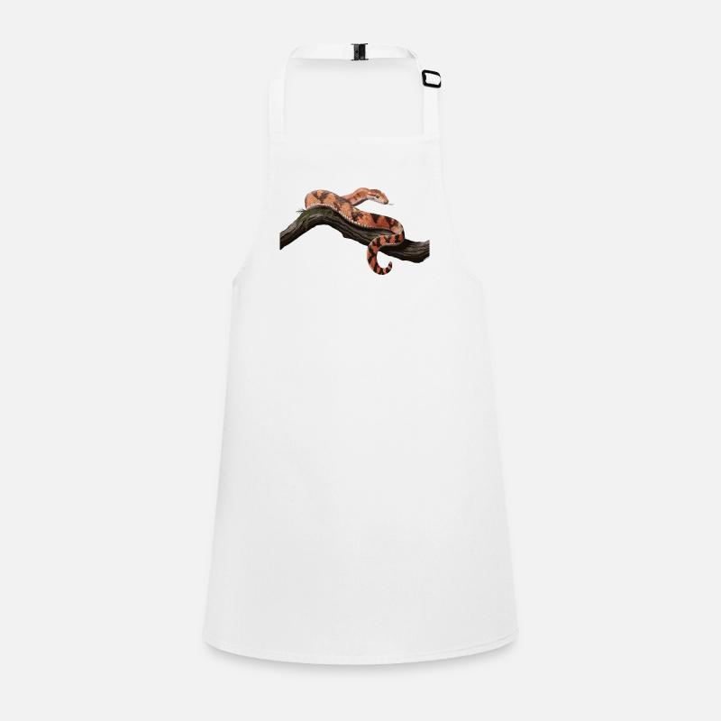 Corn snake snake viper terrarium Children's Apron