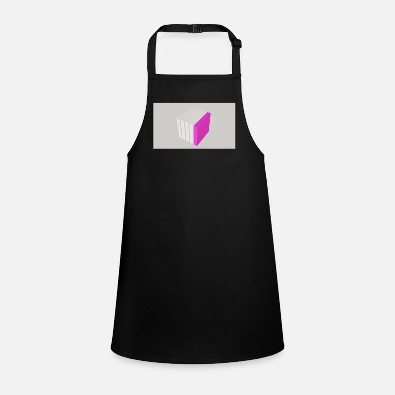 Splitting cube pink Children's Apron