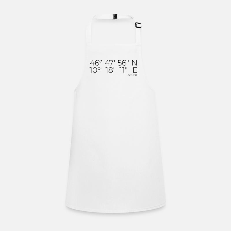 coordinates Scuol Graubünden, Switzerland Children's Apron