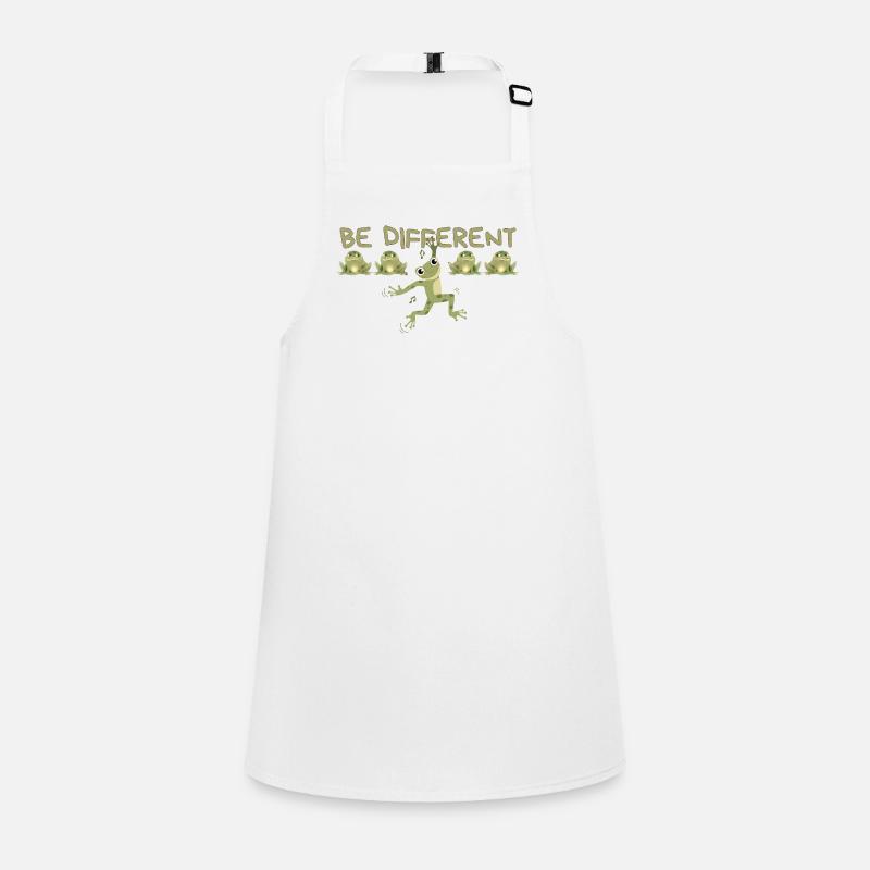 BE DIFFERENT Frog Children's Apron