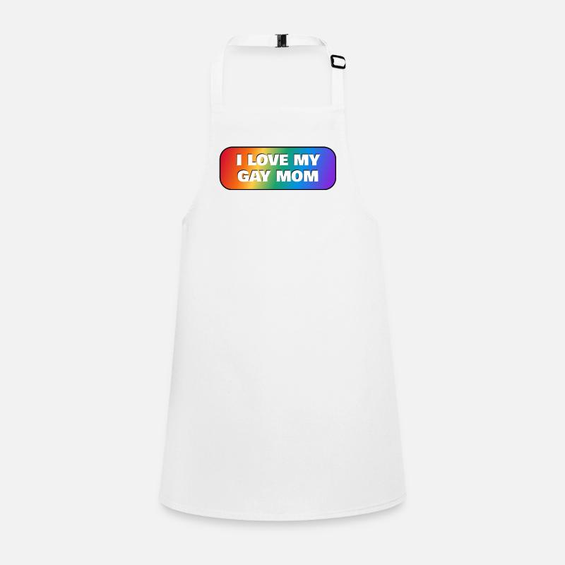 Ich liebe meine schwule Mutter Schürze für Kinder