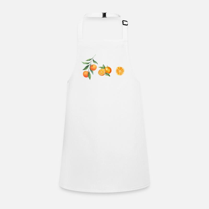 orange orange orange Tablier Enfant