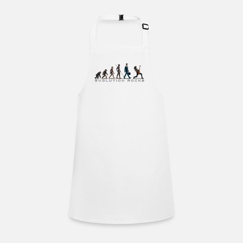 Evolution Guitar Player Schürze für Kinder