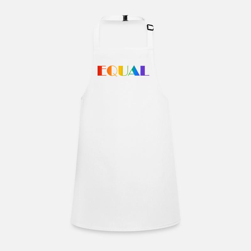 EQUAL RAINBOW TEXT Children's Apron