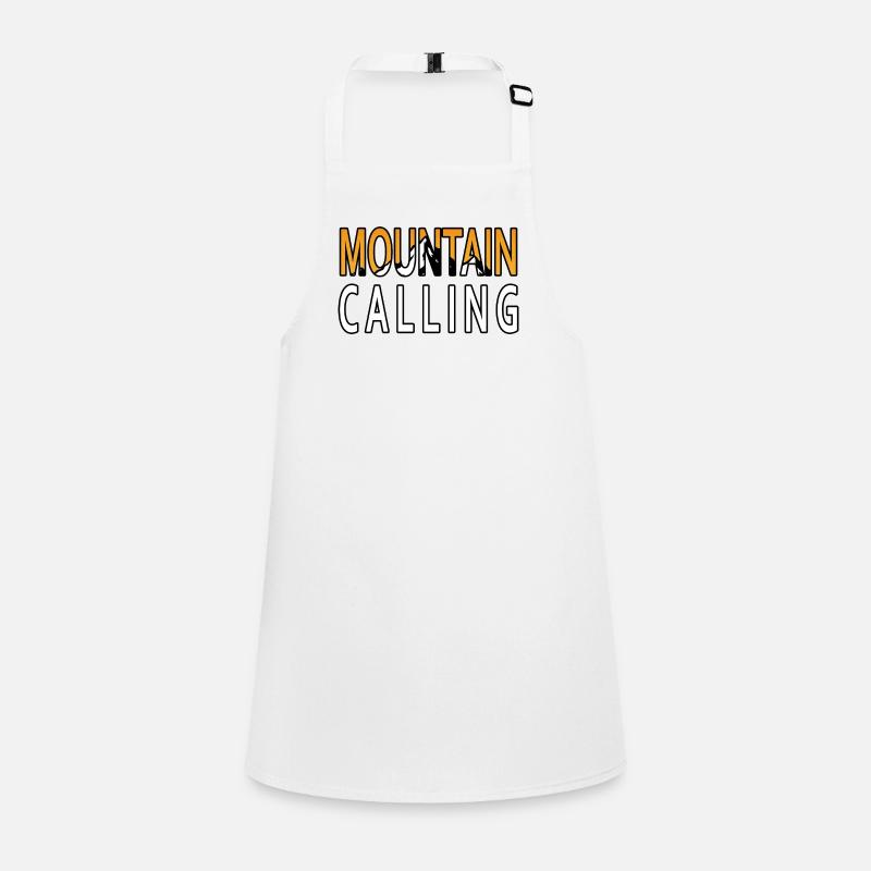 Das Abenteuer wartet auf Sie - Mountain Calling. Schürze für Kinder