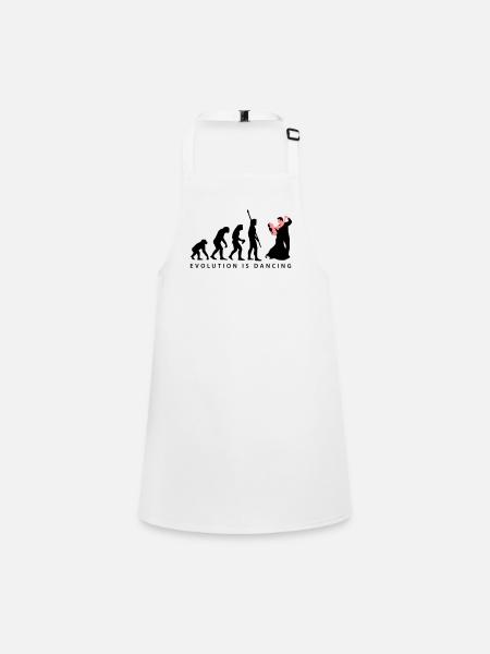 evolution_tanzpaar_b_2c - Tablier Enfant - blanc - Devant