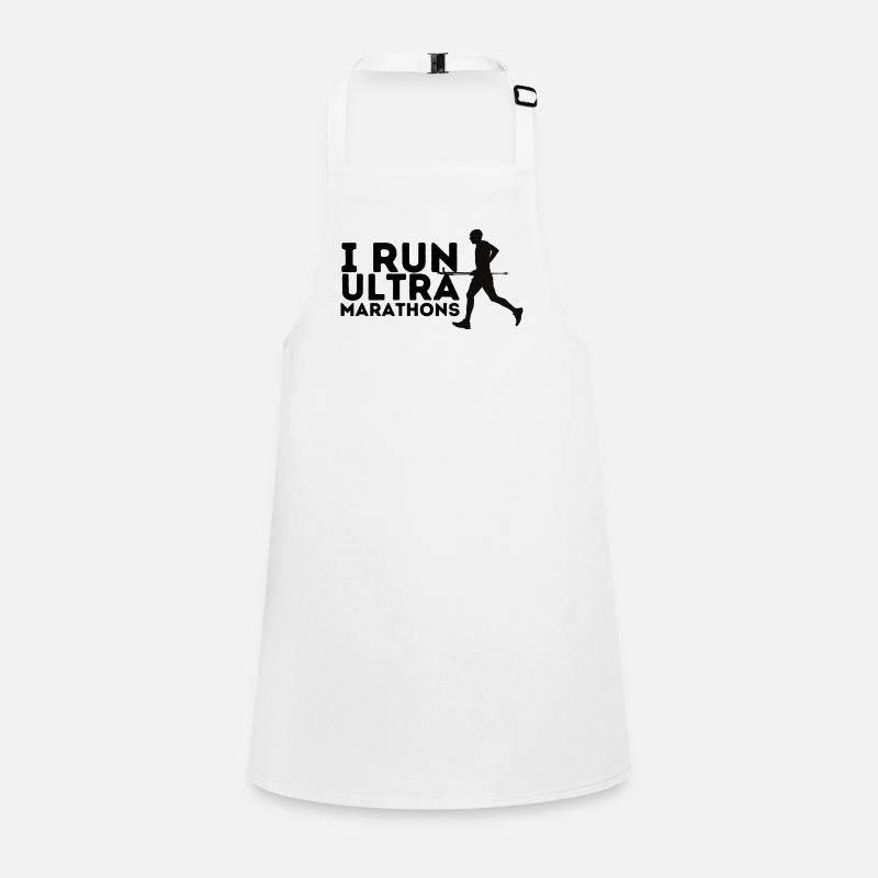 I run ultra Marathons Children's Apron