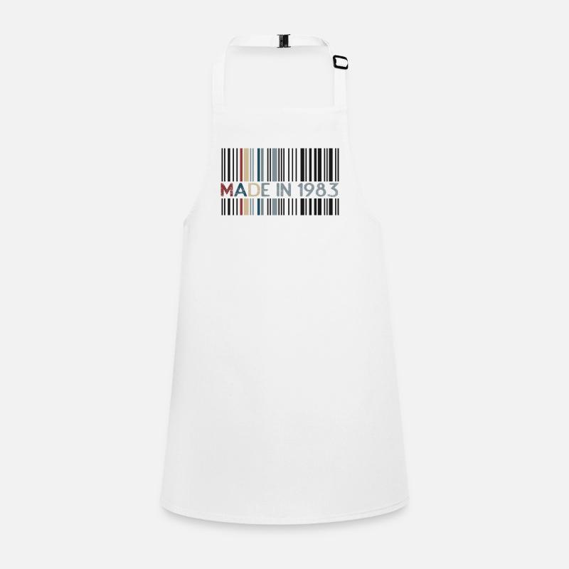 1983 Barcode-Jubiläum Schürze für Kinder