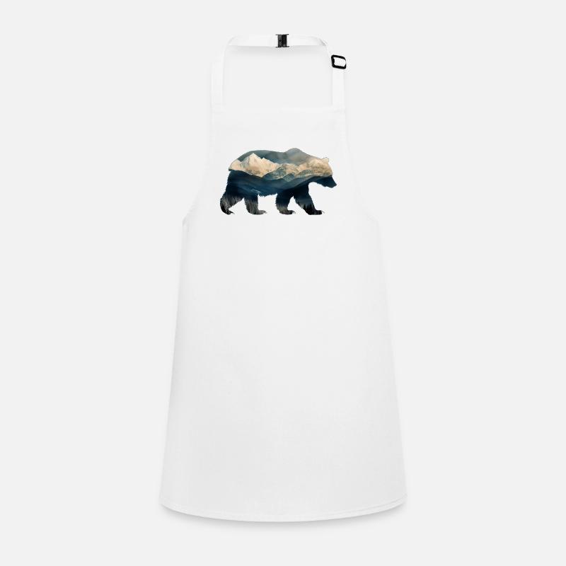 Ours de montagne Tablier Enfant
