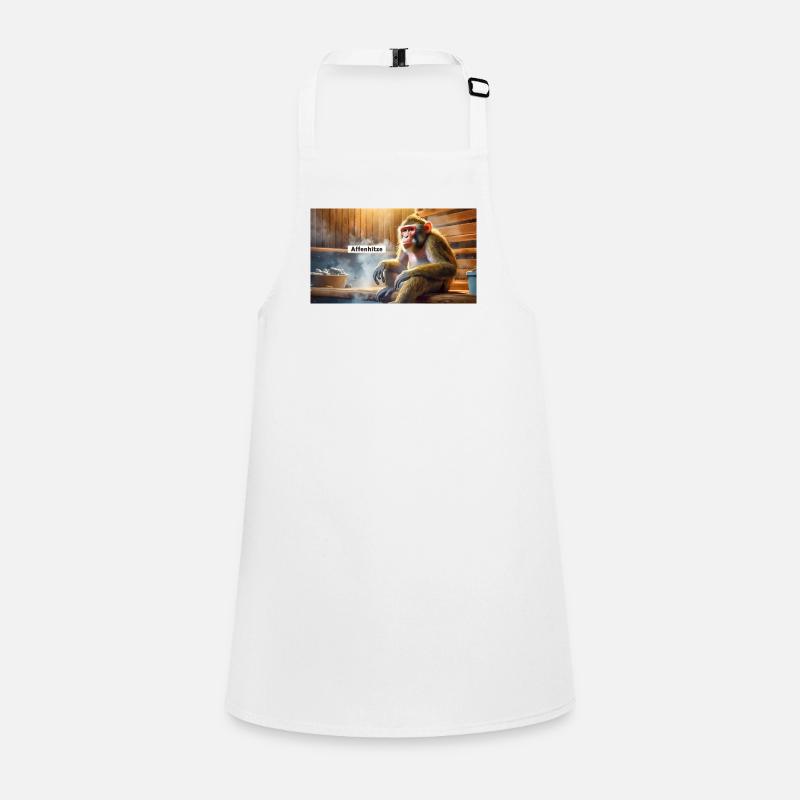 Pun ambiguous expression – Affenhitze (heat) Children's Apron