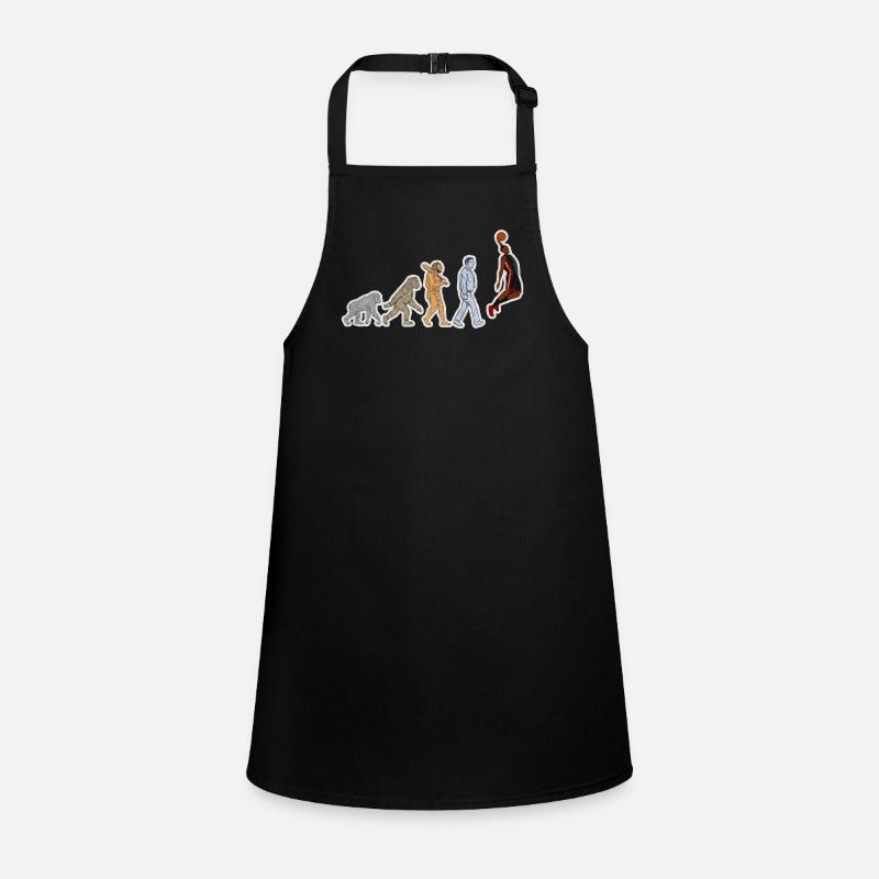 Evolution Basketball Player Grunge Children's Apron
