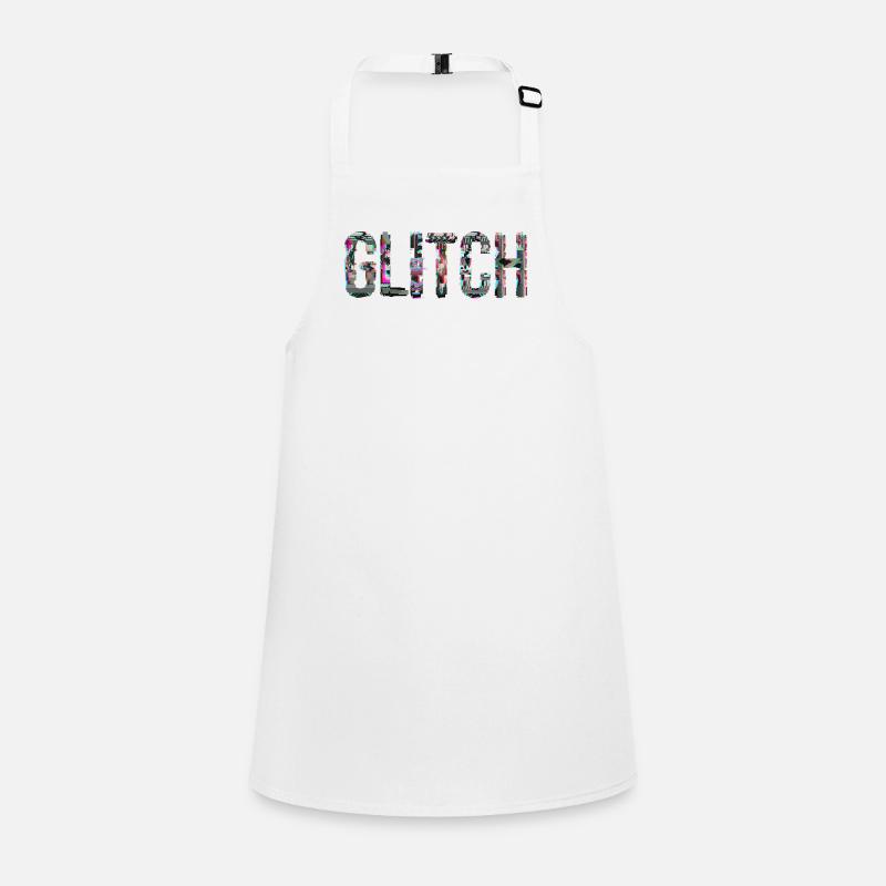 Glitch Computer PC Electronics Gaming Media Art Children's Apron