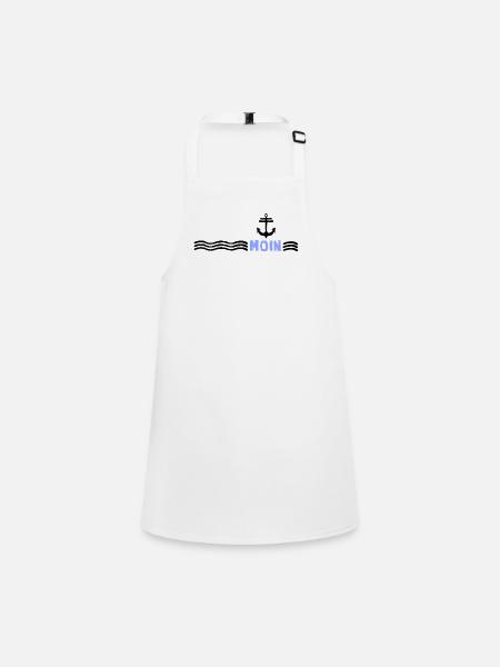 Moin Sea Anchor Wind Force Storm - Children's Apron - white - Front