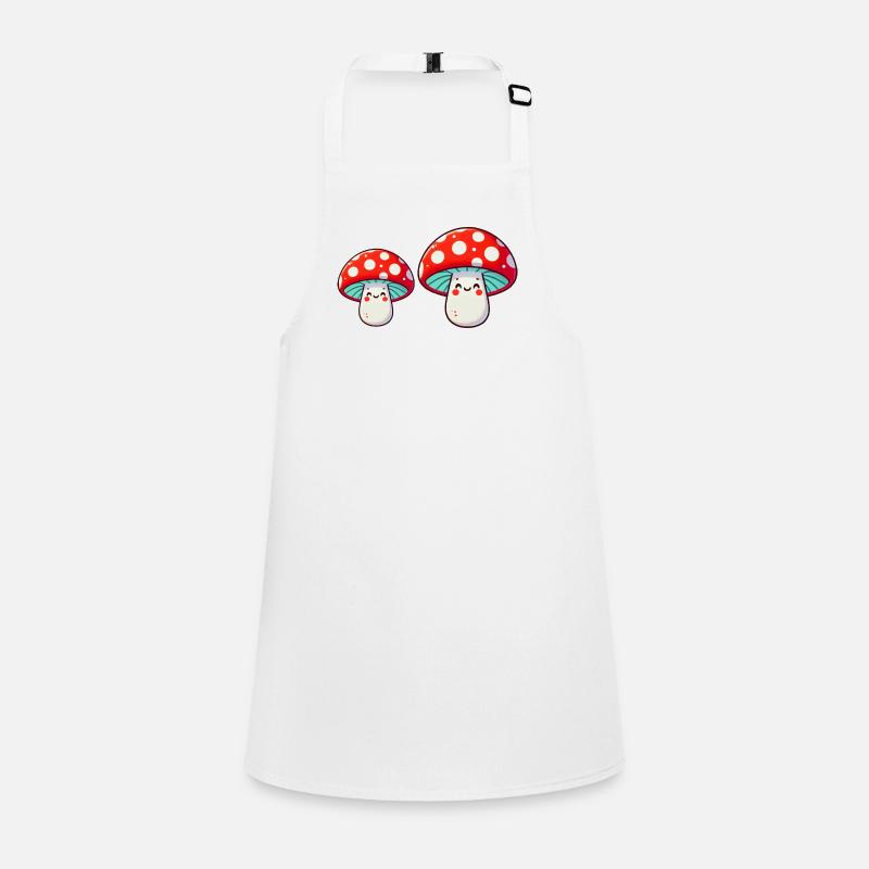 mushrooms comic cartoon Children's Apron