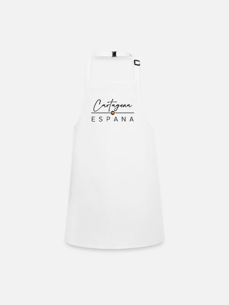 Spain - Cartagena - Spain - España - Children's Apron - white - Front