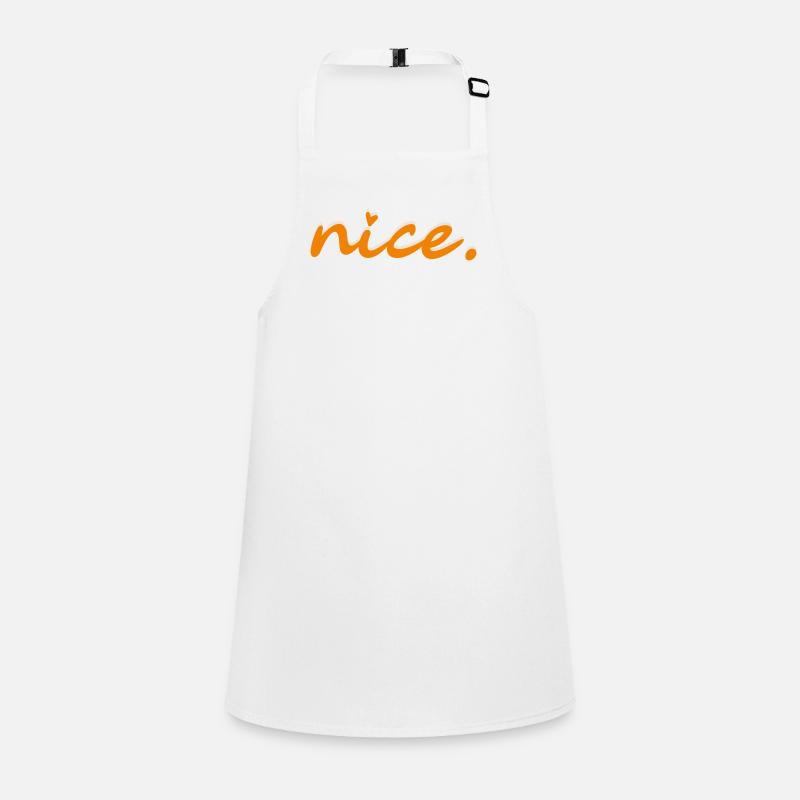Nice (orange avec une ombre claire) Tablier Enfant
