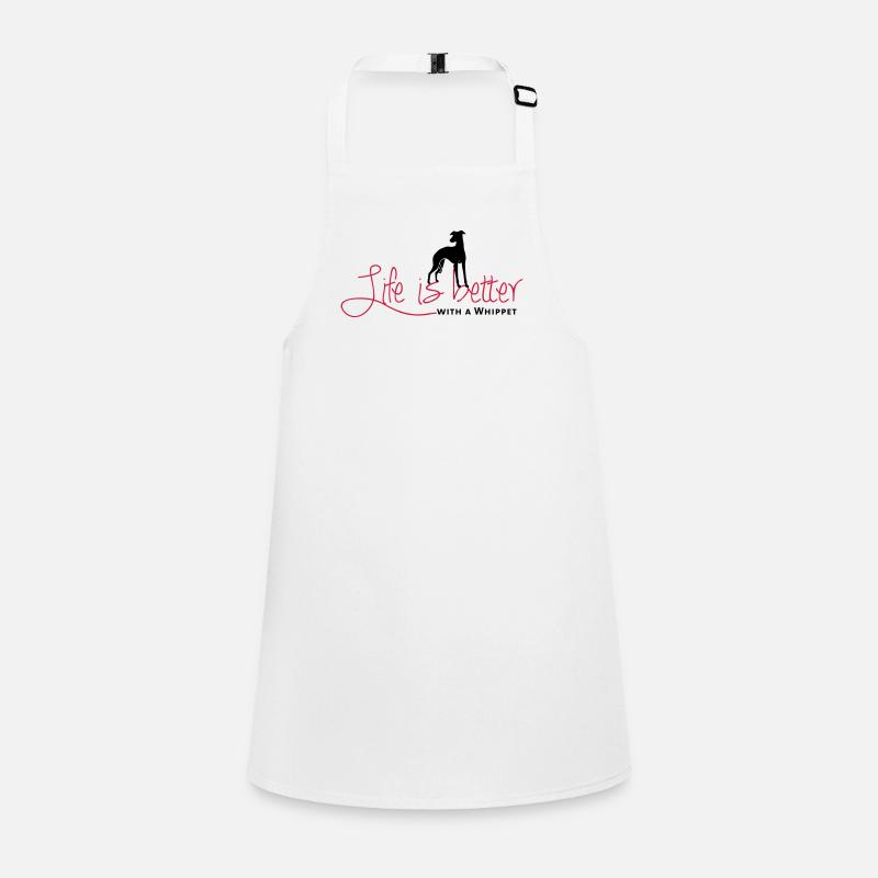 Life is better with a Whippet Schürze für Kinder