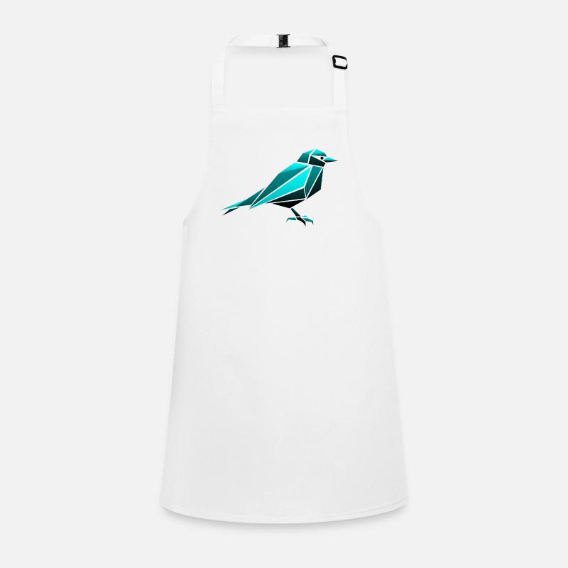 Spatz Vogel Origami Polygon Schürze für Kinder