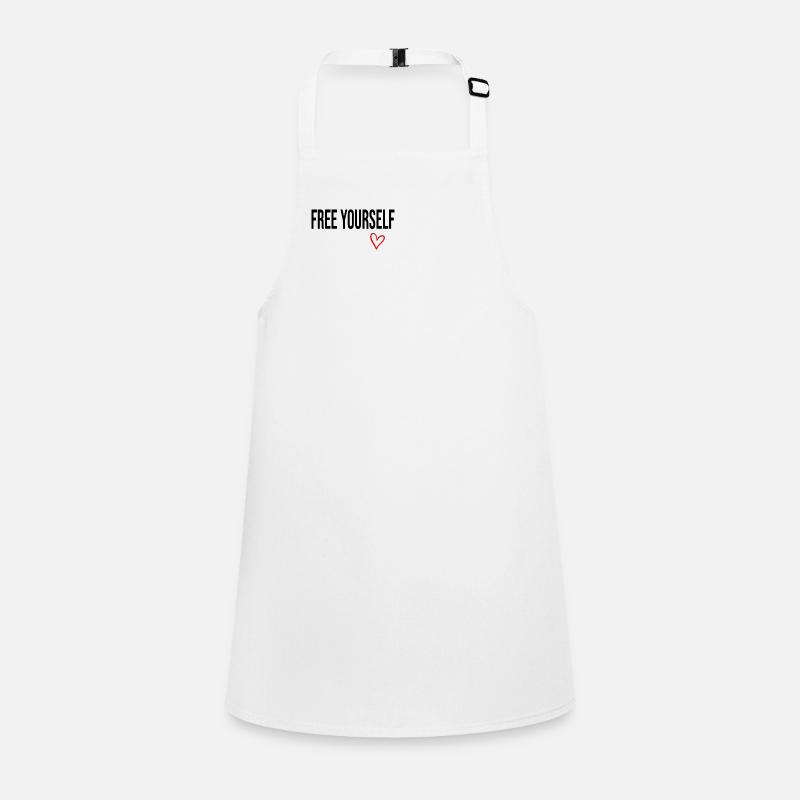 Free yourself cute quote Children's Apron
