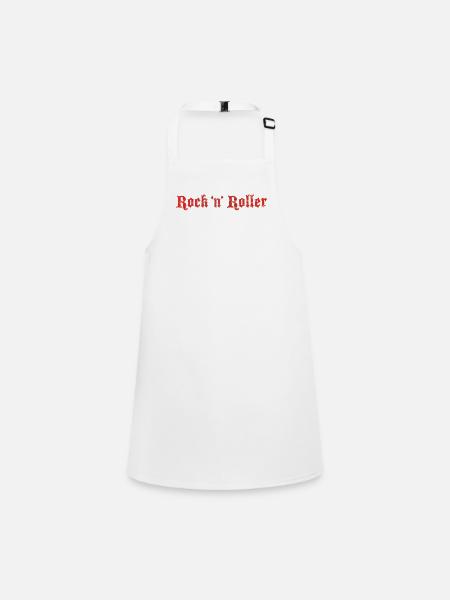 Rock n Roller Distressed - Children's Apron - white - Front
