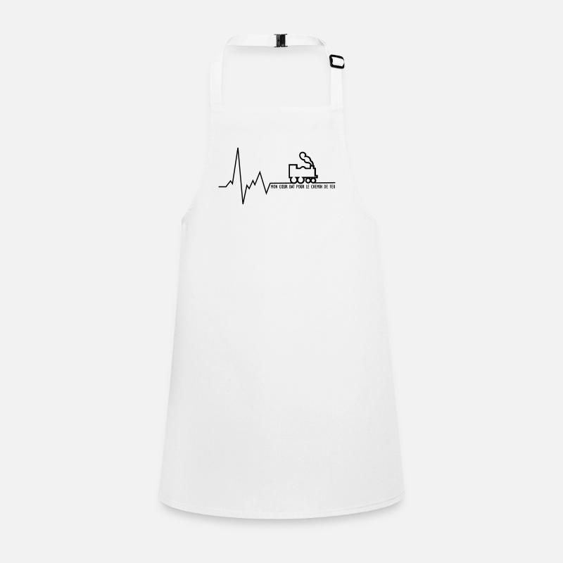 Mon cœur bat pour le chemin de fer Tablier Enfant