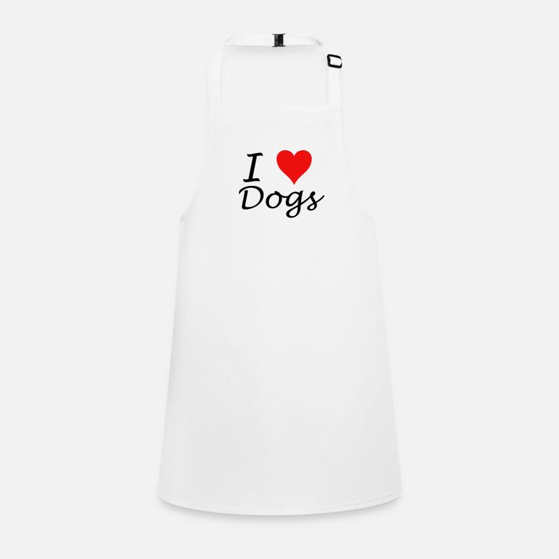 J'aime les chiens Tablier Enfant