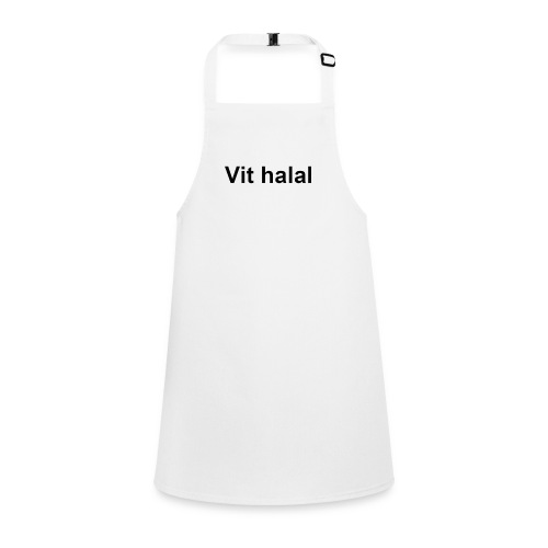 Vit halal - Förkläde för barn