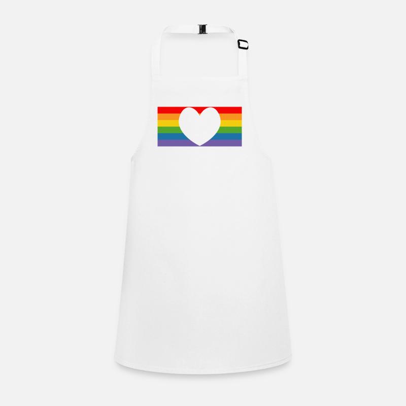 pride rainbow flag Children's Apron