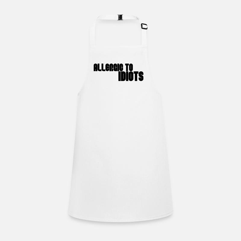 Allergisch gegen Idioten Schürze für Kinder
