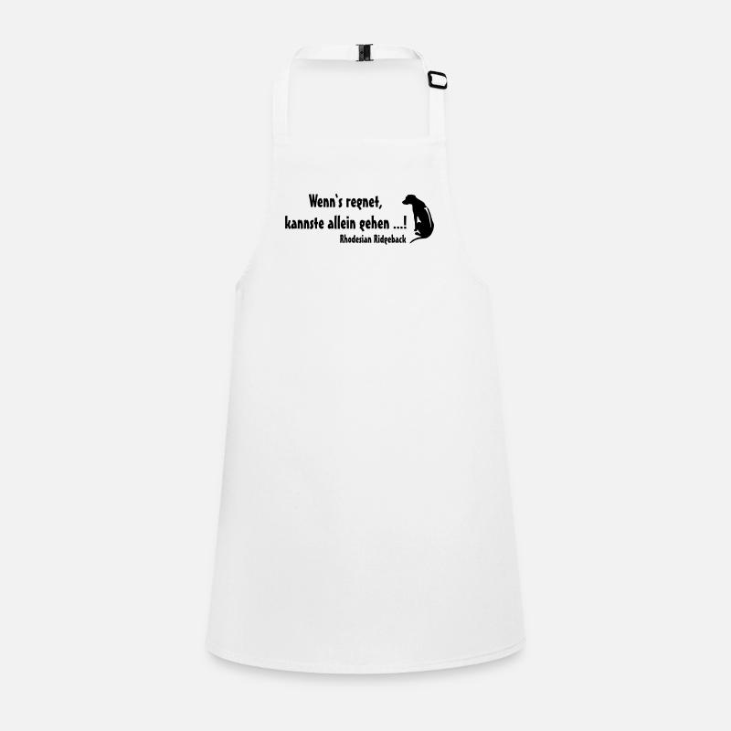 Rhodesian Ridgeback Regen Schürze für Kinder