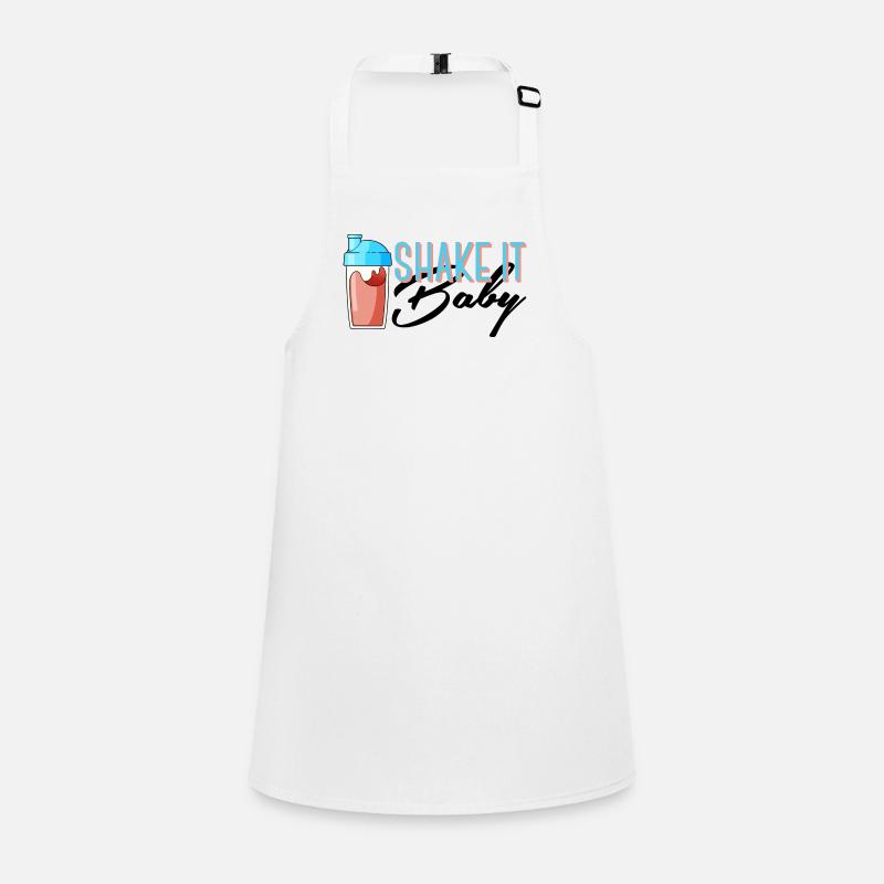 Shake it baby - Children's Apron - white