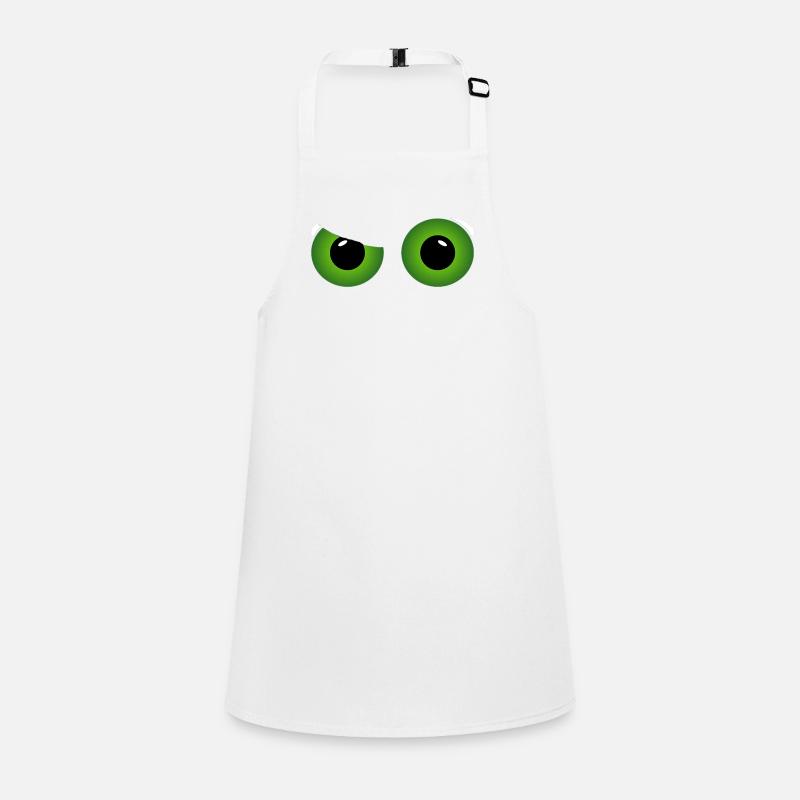 green cool eyes Children's Apron