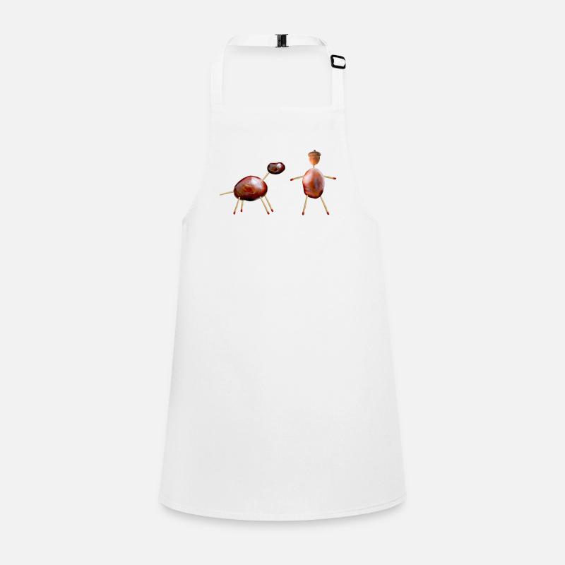 chestnut figures Children's Apron