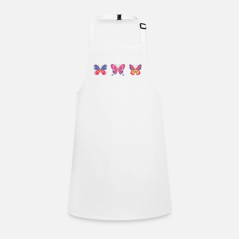 Variété de papillon coloré Tablier Enfant
