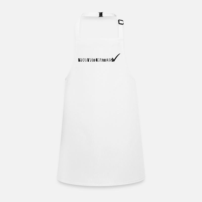 your vote matters quote Children's Apron