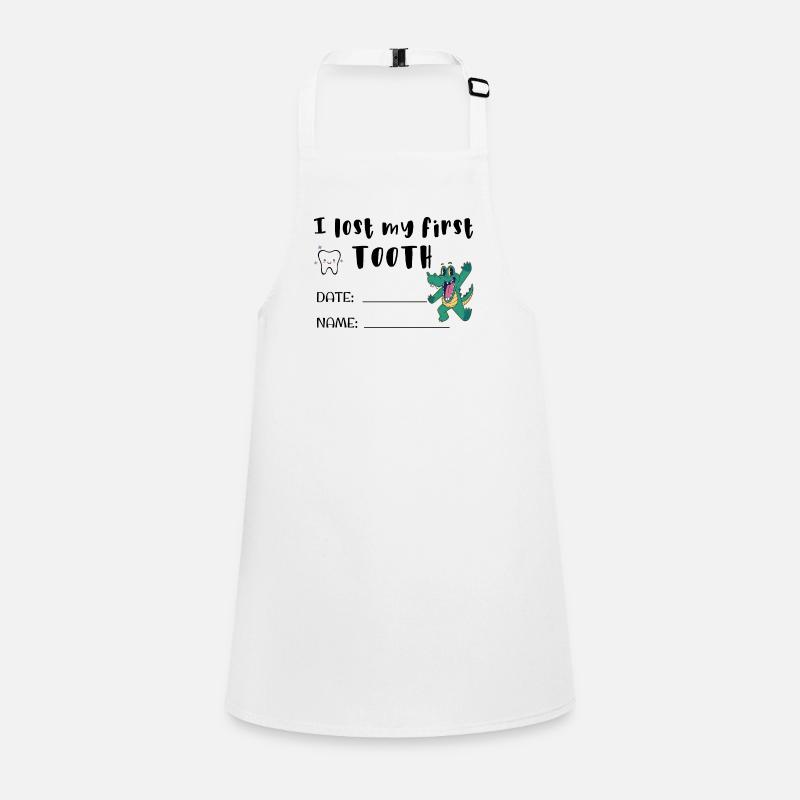 J’ai perdu le nom de mon certificat de première dent Tablier Enfant