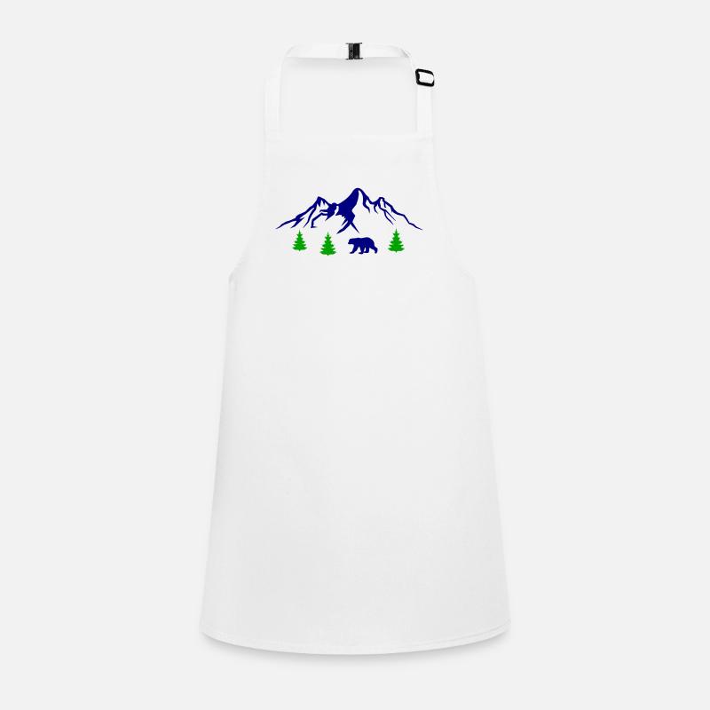 Mountains Bear Children's Apron