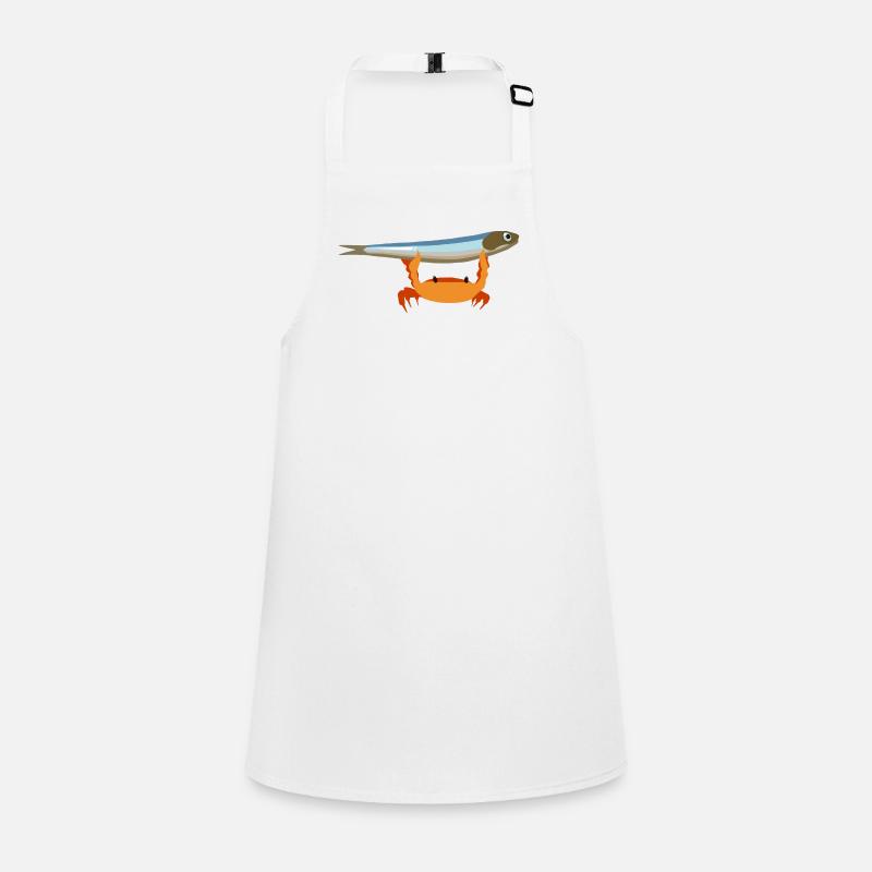 Stolze Krabbe Schürze für Kinder