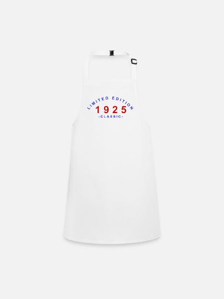 1925, Limited Edition - Schürze für Kinder - Weiß - Vorne
