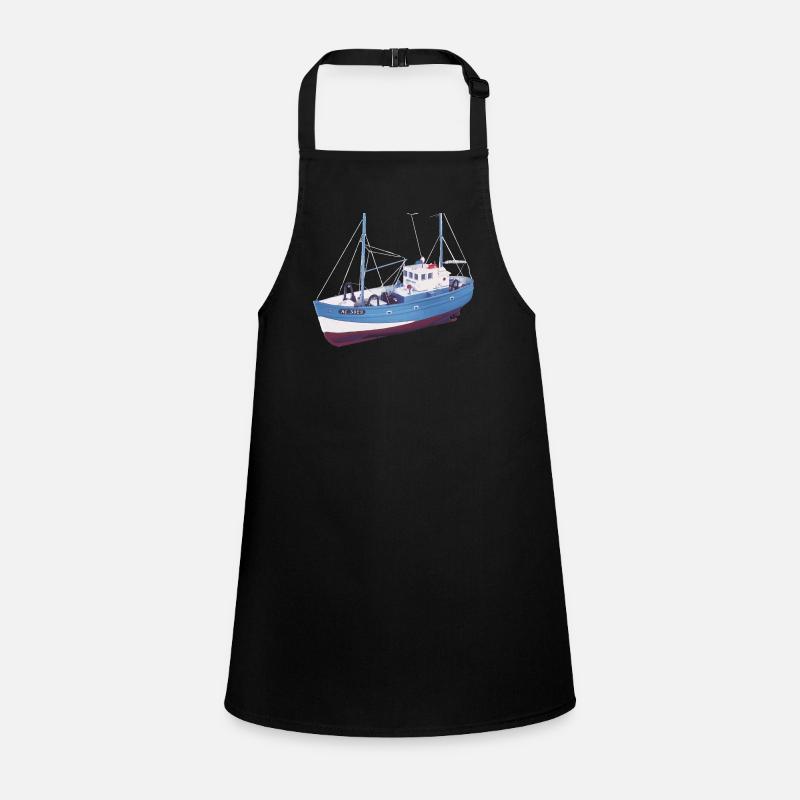 fishing trawler Children's Apron