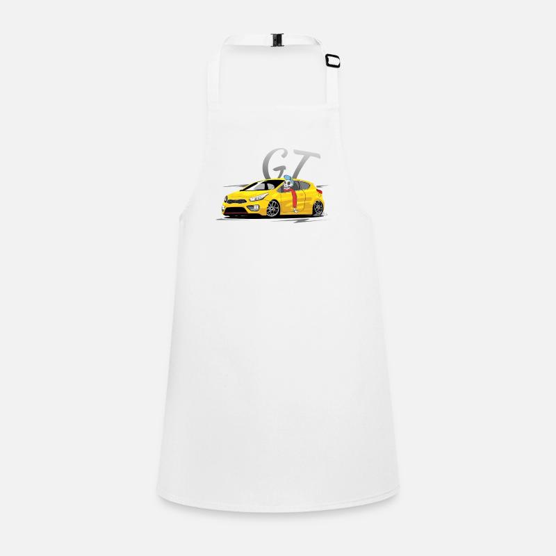 Ceed gt Coupe jaune avec chauffeur Tablier Enfant